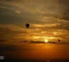 Ballonfahrt beim Sonnenuntergang in Warstein 2008