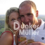 Heiratsantrag im Ballon