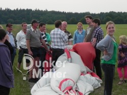 Ballonfahrt in der Gruppe