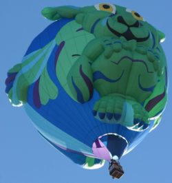 Küss mich ich bin ein verzauberter Heißluftballon für 2