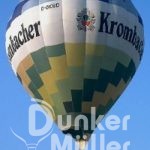 Ballon fliegen mit Blick bis zum Horizont beim Ballonflug