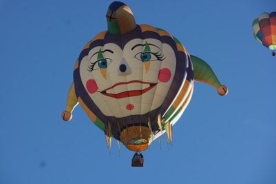 Ballonfahrt Gutschein Clown Narren Spassvogel