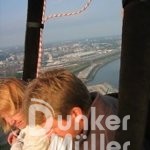 Romantische Ballonfahrt für zwei